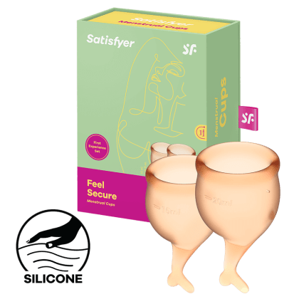 Satisfyer Feel Secure - Menstrual Cup Set, 15 & 20 ml Satisfyer Feel Secure - Menstrual Cup Set, 15 & 20 ml