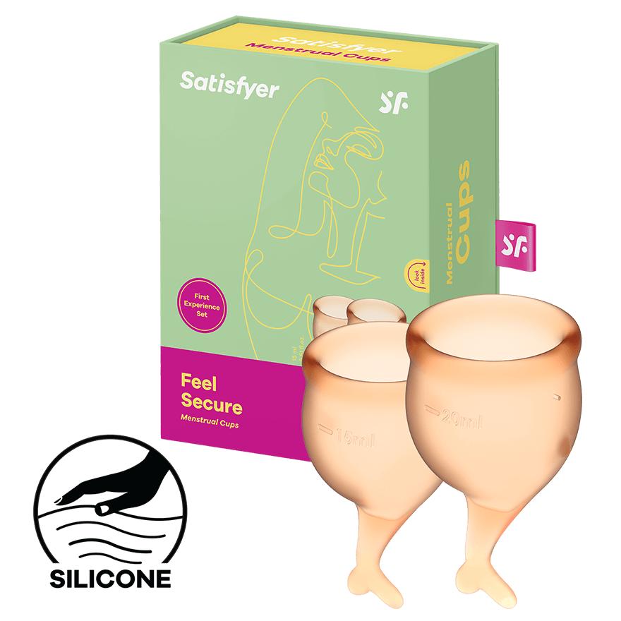 Satisfyer Feel Secure - Menstrual Cup Set, 15 & 20 ml