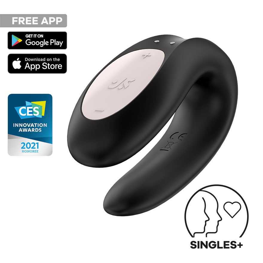 Satisfyer Double Joy Connect App, 9 cm