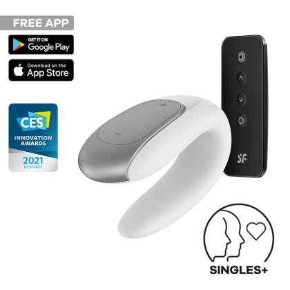 Satisfyer Double Fun Connect App, 9,5 cm, mit Fernbedienung Satisfyer Double Fun Connect App, 9,5 cm, mit Fernbedienung