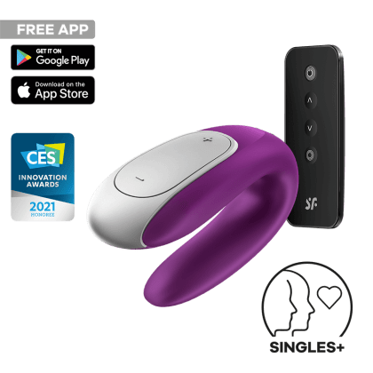 Satisfyer Double Fun Connect App, 9,5 cm, mit Fernbedienung Satisfyer Double Fun Connect App, 9,5 cm, mit Fernbedienung