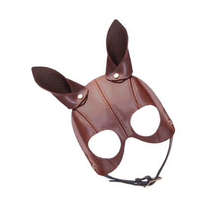 Ledermaske mit Ohren Ledermaske mit Ohren