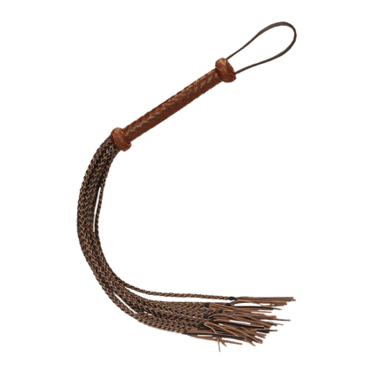 9-schwänzige Peitsche aus Reitleder 9-schwänzige Peitsche aus Reitleder