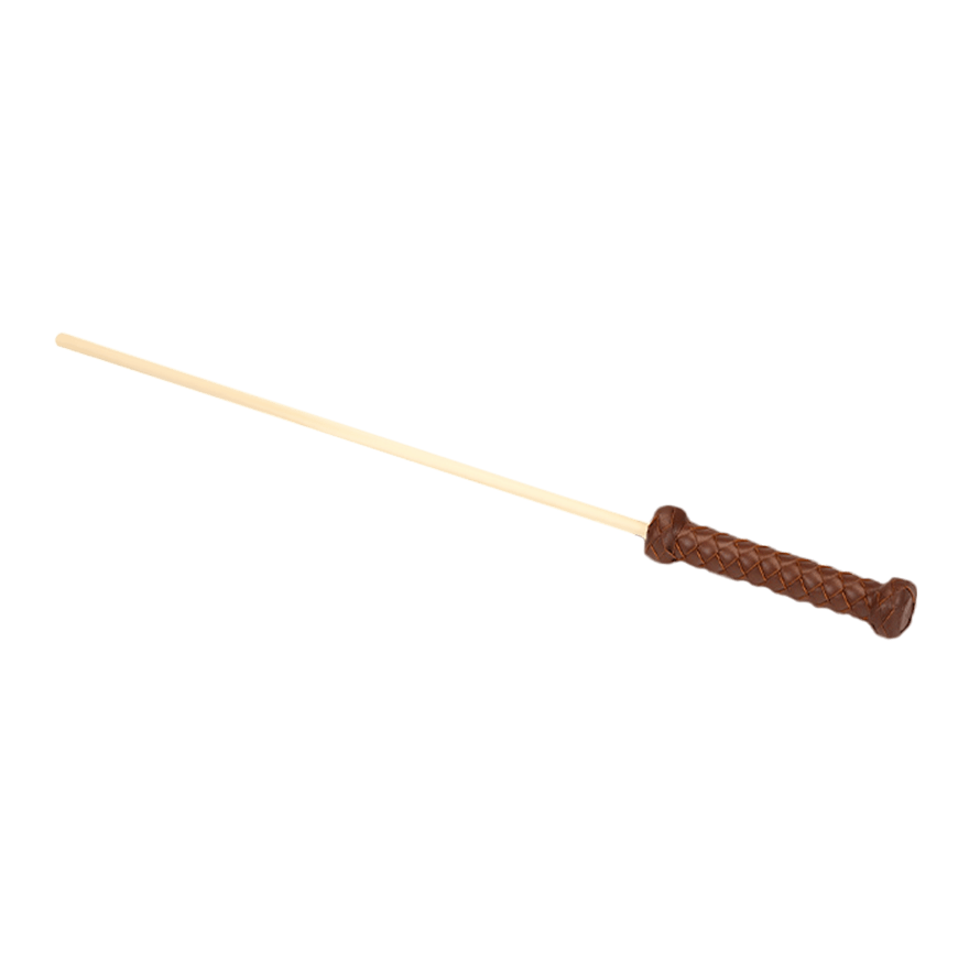 Spazierstock mit Ledergriff
