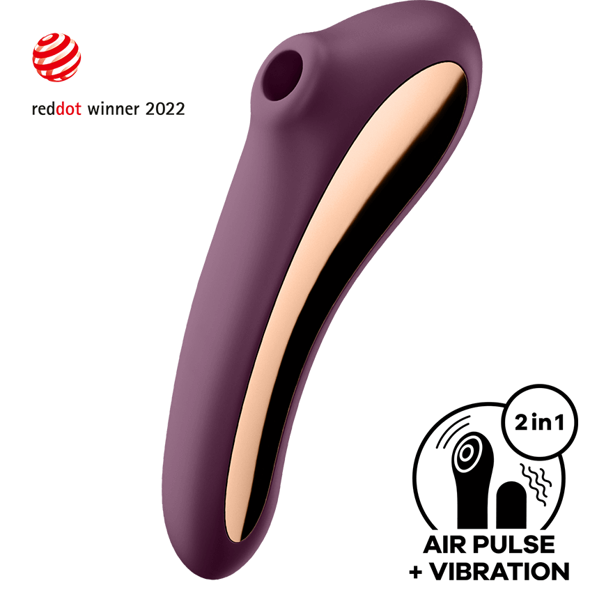 Satisfyer Dual Kiss, 2:1 Vibrator + Druckwellentoy