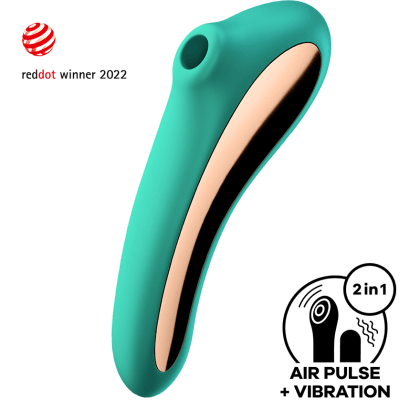 Satisfyer Dual Kiss, 2:1 Vibrator + Druckwellentoy Satisfyer Dual Kiss, 2:1 Vibrator + Druckwellentoy