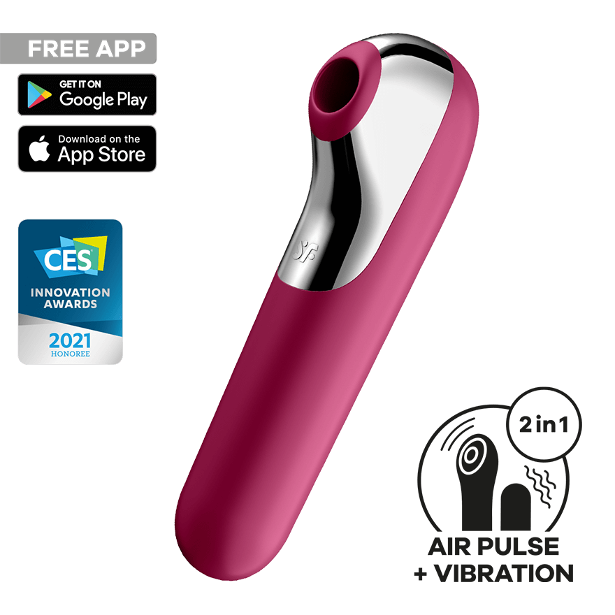 Satisfyer Dual Love Connect App, Vibrator + Druckwellentoy
