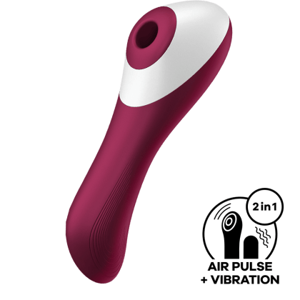 Satisfyer Dual Crush, 2:1 Vibrator + Druckwellentoy Satisfyer Dual Crush, 2:1 Vibrator + Druckwellentoy