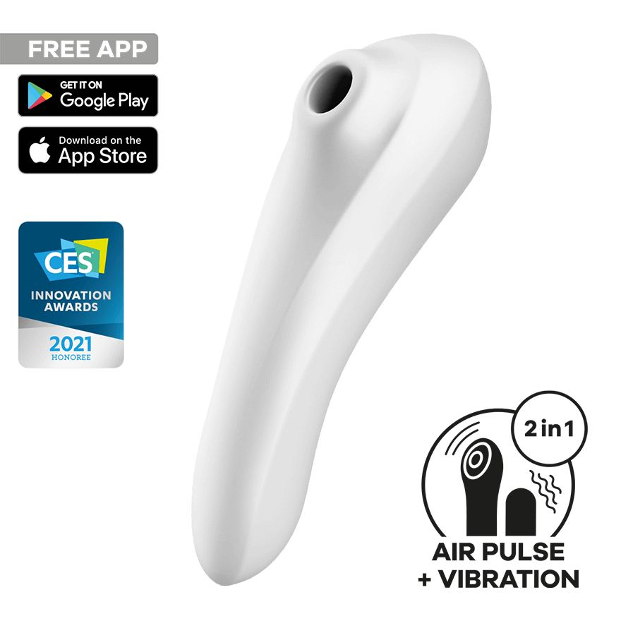 Satisfyer Dual Pleasure Connect App, Vibrator + Druckwellen
