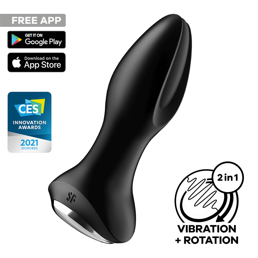 Satisfyer Rotator Plug 2 Connect App, 12,5 cm