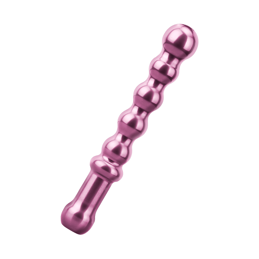 Aluminiumdildo mit Kugel-Form, 18 cm