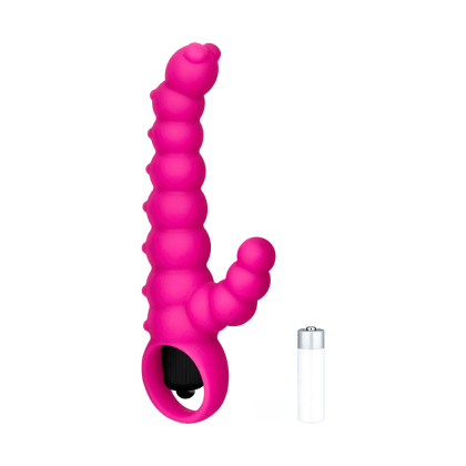 Silikonvibrator mit Struktur, 16,5 cm Silikonvibrator mit Struktur, 16,5 cm
