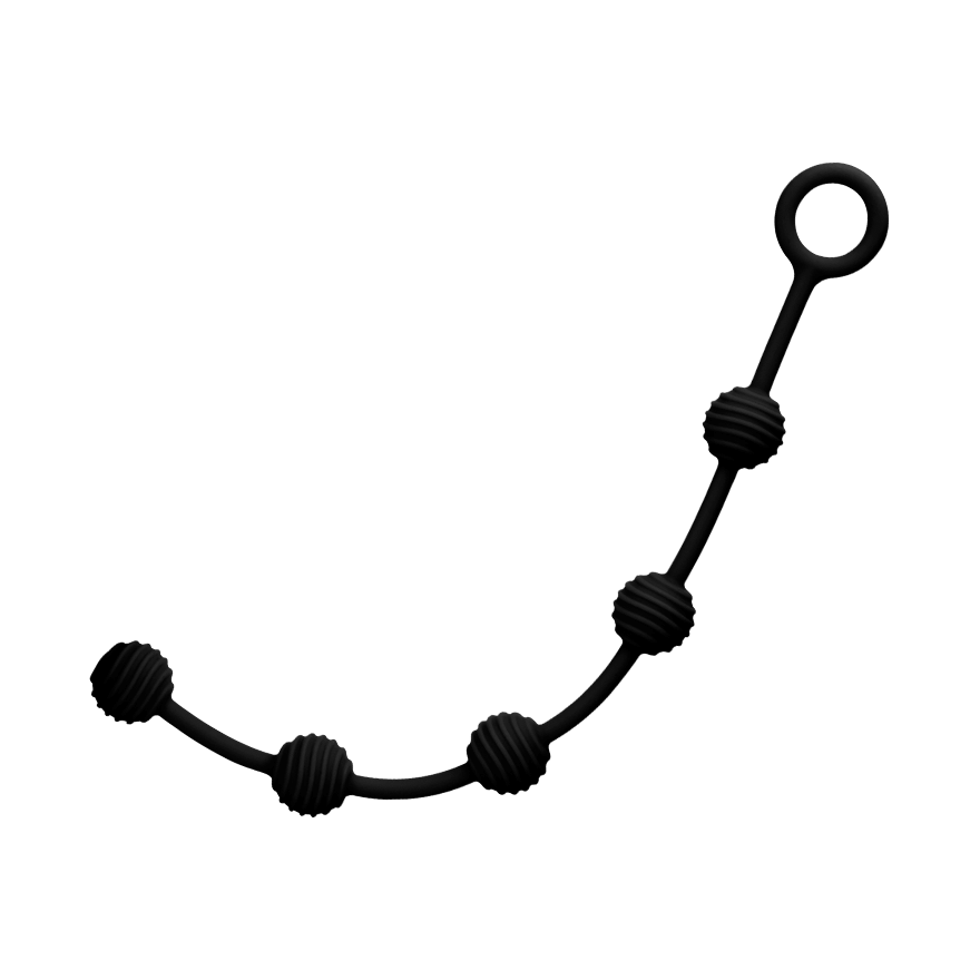 Silikon-Analkette mit Struktur, 24 cm