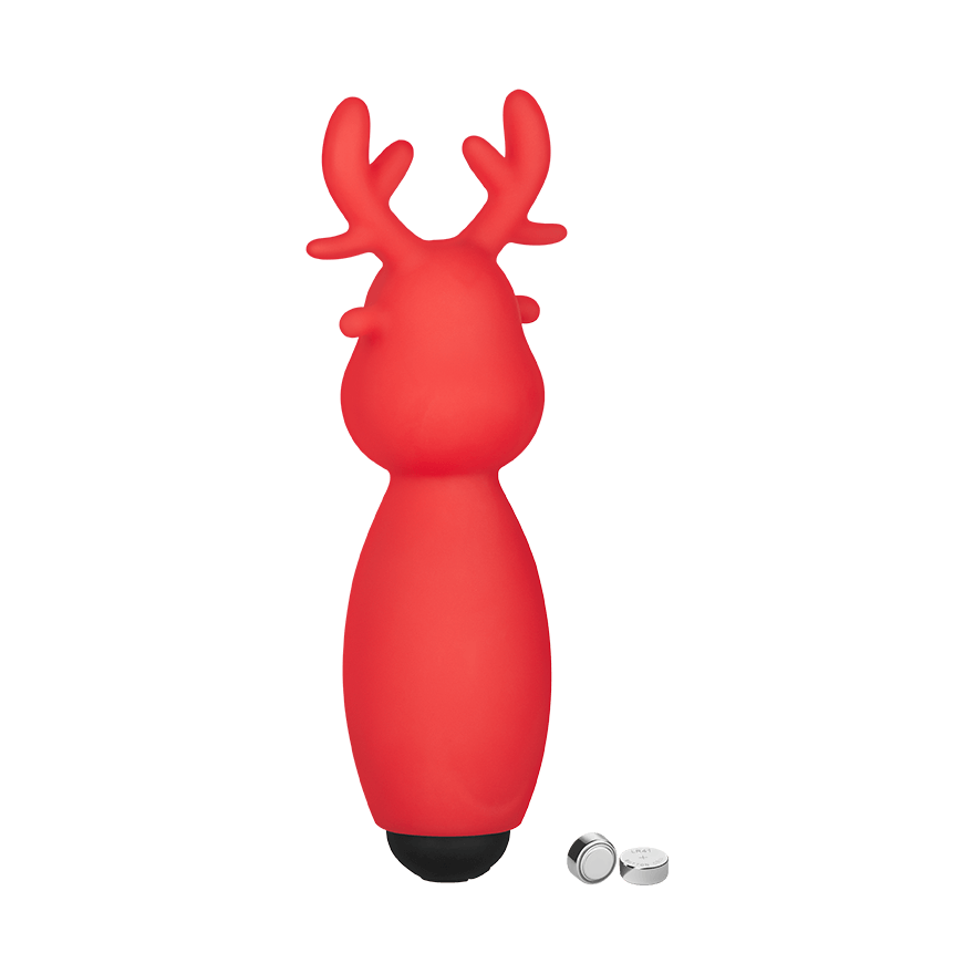 Süßes Rentier-Bullet aus Silikon, 9 cm