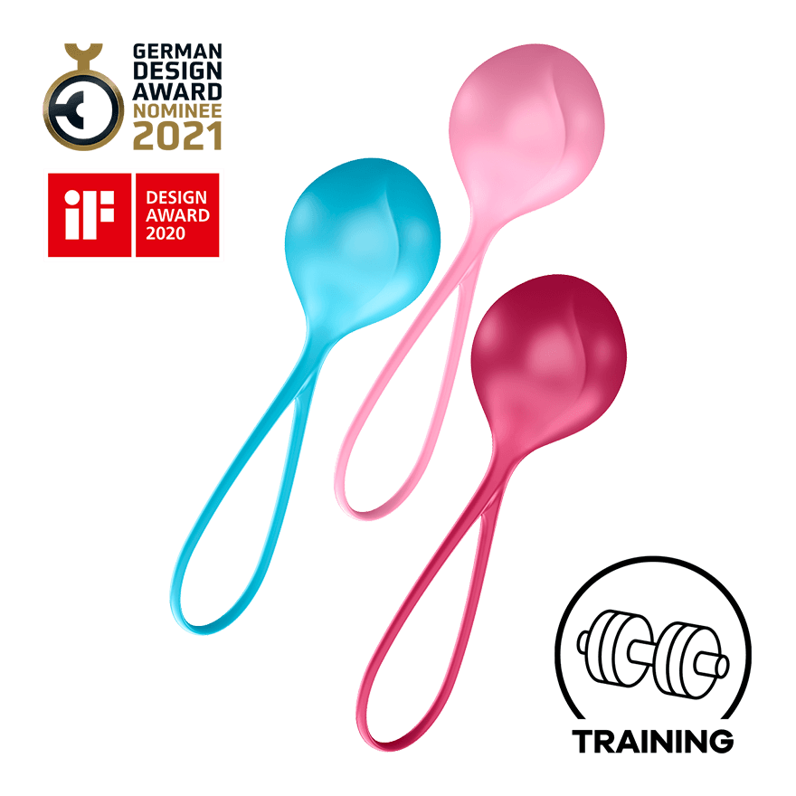 Satisfyer Strengthening Balls - 62-98 Gramm, 3 Stück