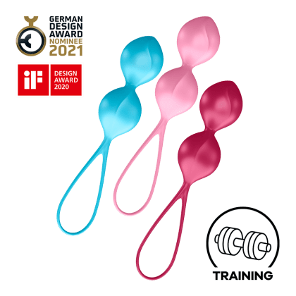 Satisfyer V Balls - 80-150 Gramm, 3 Stück Satisfyer V Balls - 80-150 Gramm, 3 Stück