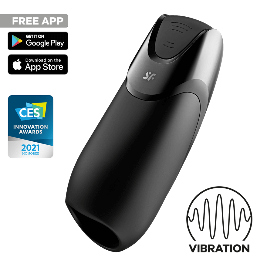 Satisfyer Men Vibration+ Connect App, 17 cm