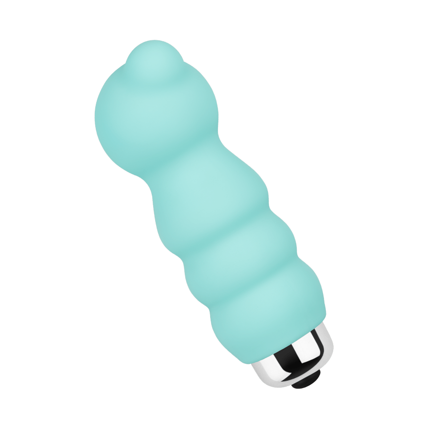 Süßes Silikon-Bullet mit Struktur, 8 cm