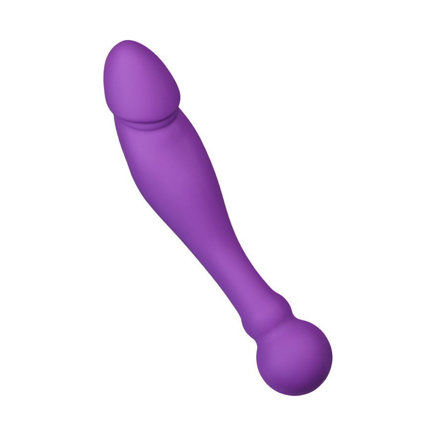Doppelseitiger Silikon-Dildo, 18 cm