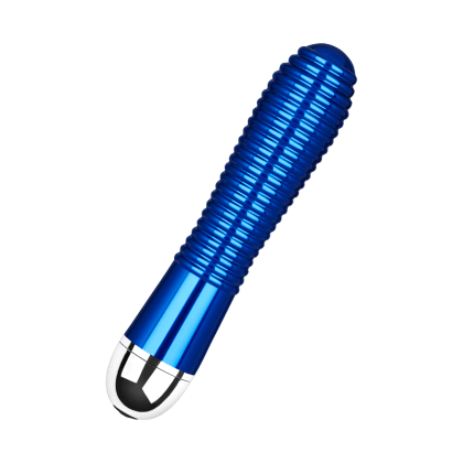 Gerippter Metall-Vibrator, 16,5 cm Gerippter Metall-Vibrator, 16,5 cm