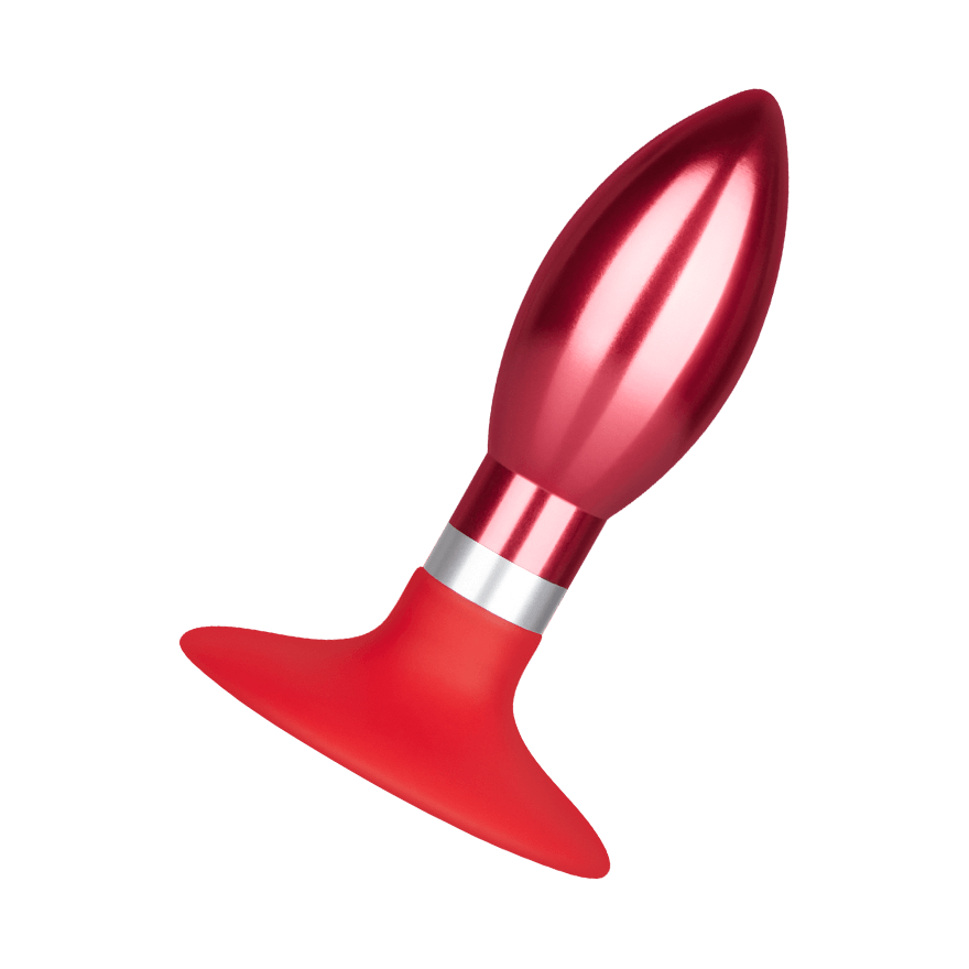 Edelstahl-Plug mit Silikonsaugfuß, 11 cm