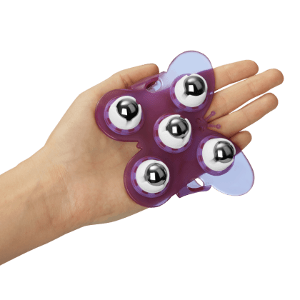 Massagehandschuh mit Edelstahlkugeln Massagehandschuh mit Edelstahlkugeln