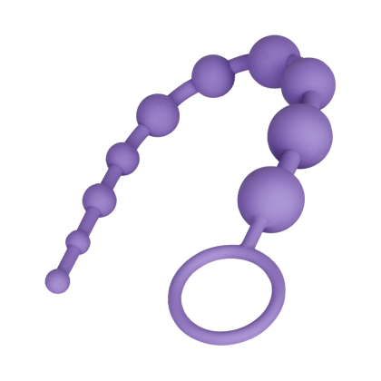 Kugel-Analkette aus Silikon, 32 cm Kugel-Analkette aus Silikon, 32 cm