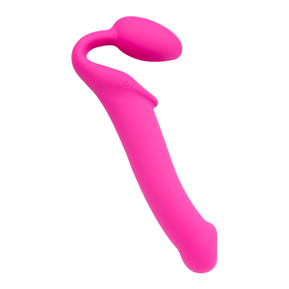 Vibrating Bendable Strap-On - Size L, 34 cm Vibrating Bendable Strap-On - Size L, 34 cm