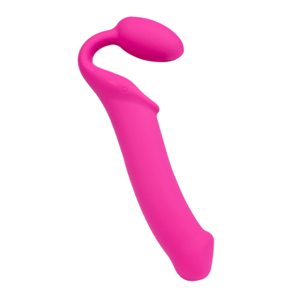 Vibrating Bendable Strap-On - Size XL, 34 cm Vibrating Bendable Strap-On - Size XL, 34 cm
