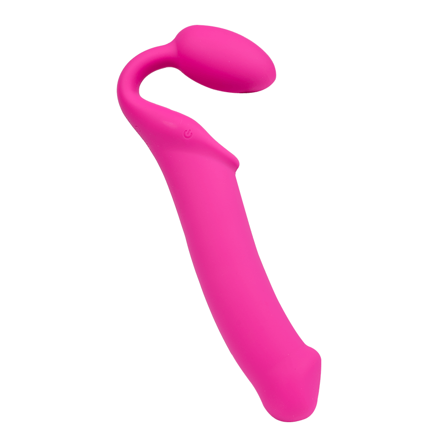 Vibrating Bendable Strap-On - Size XL, 34 cm