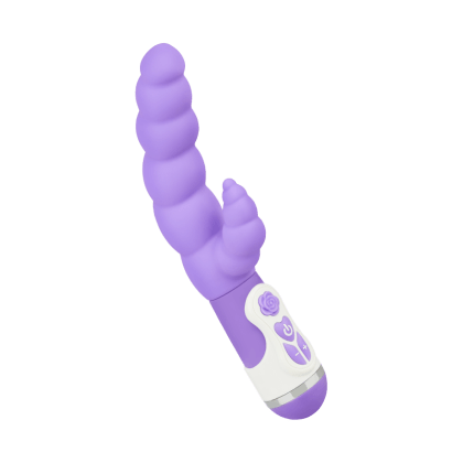 Silikon-Vibrator mit Struktur, 24 cm Silikon-Vibrator mit Struktur, 24 cm