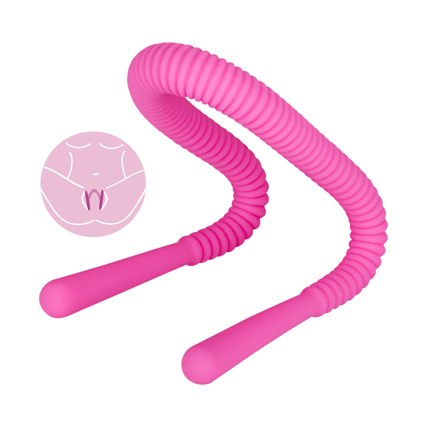 Schamlippenspreizer aus Silikon, 15 cm