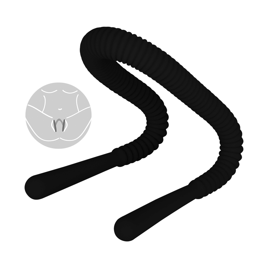 Schamlippenspreizer aus Silikon, 15 cm