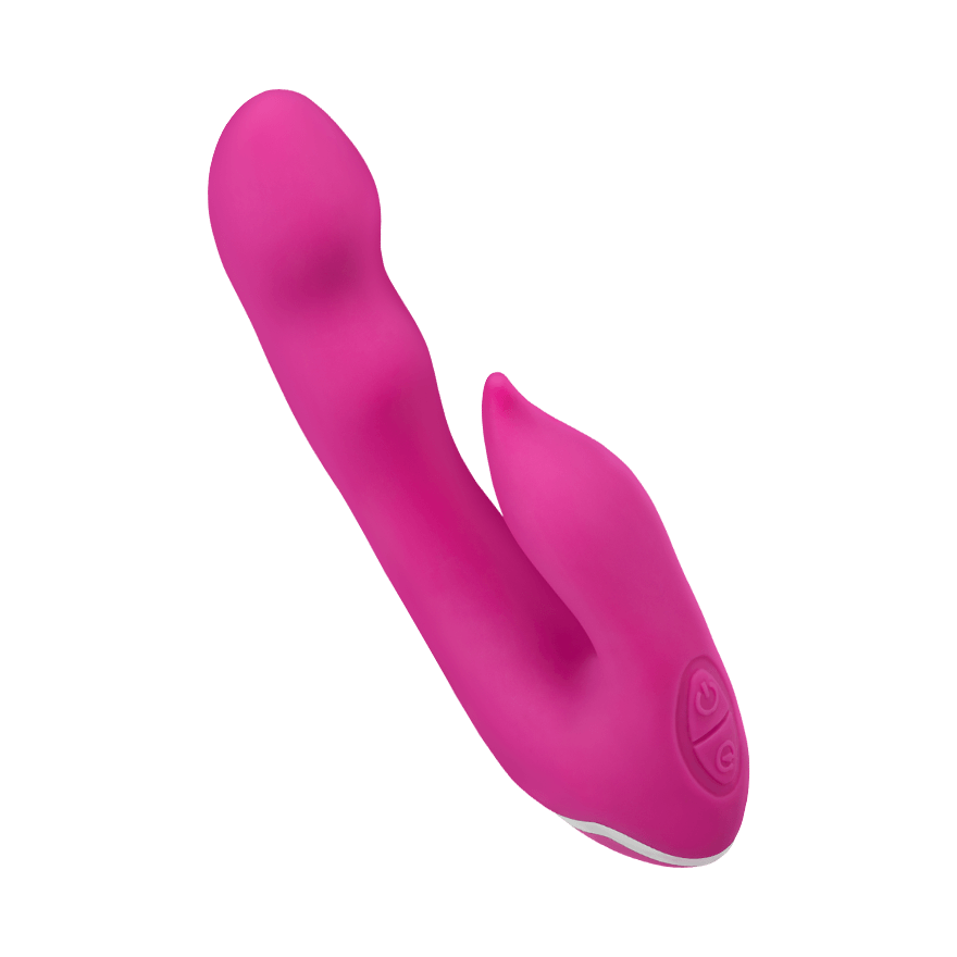 Ergonomischer Silikon-Rabbit, 20 cm