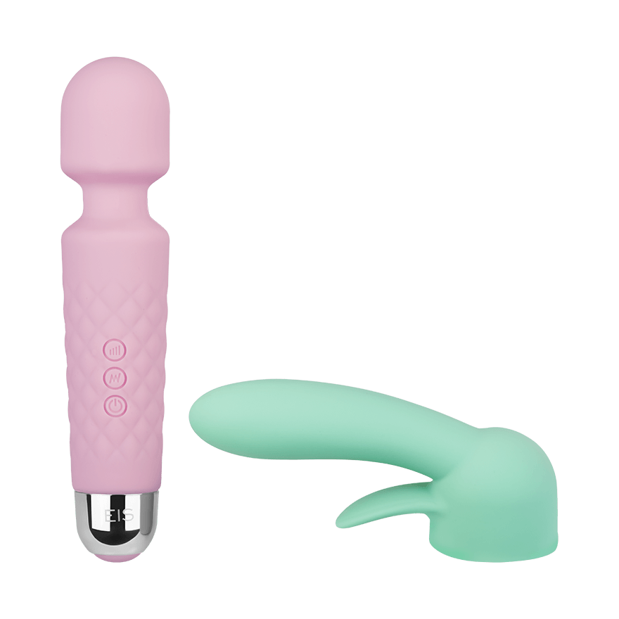 Aufladbarer Silikon-Massager, 19,5 cm