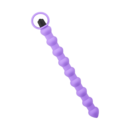 Silikon-Analkette mit Vibration, 28 cm Silikon-Analkette mit Vibration, 28 cm