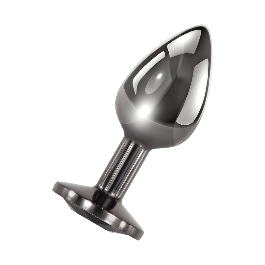 Black Gem Anal Plug - Small, 7,1 cm