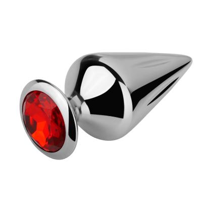 Geriffelter Aluminium-Analplug, 7,5 cm Geriffelter Aluminium-Analplug, 7,5 cm