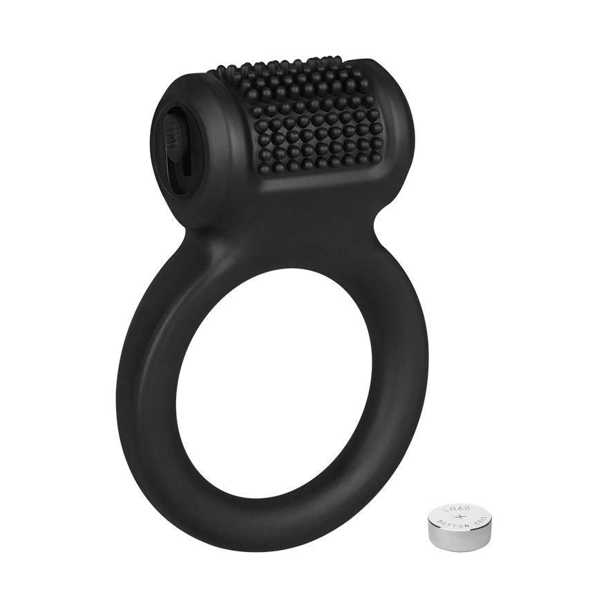 Genoppter Vibroring aus Silikon, 3 - 5 cm