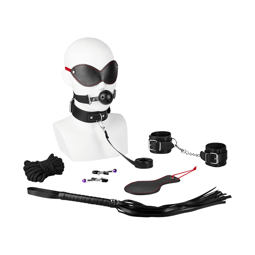 Vielseitiges BDSM-Set, 9 Teile