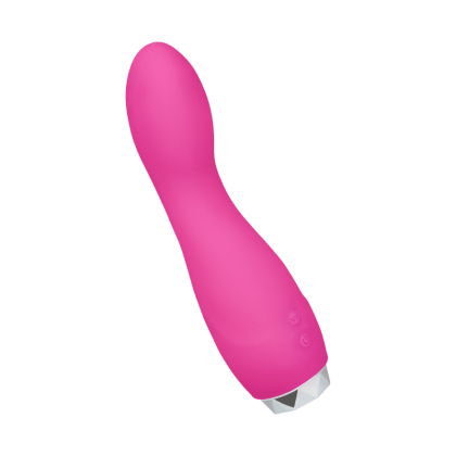 G-Spot-Vibrator aus Silikon, 15,5 cm G-Spot-Vibrator aus Silikon, 15,5 cm
