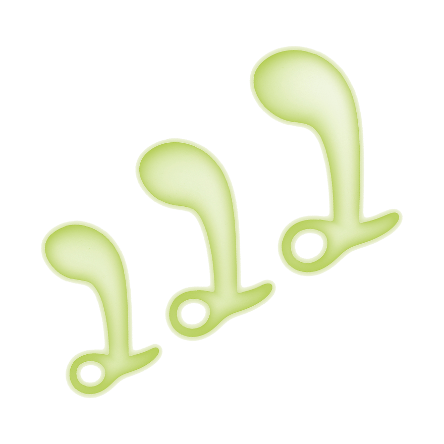 Glow in the Dark - Prostate Training Kit, 3-teilig