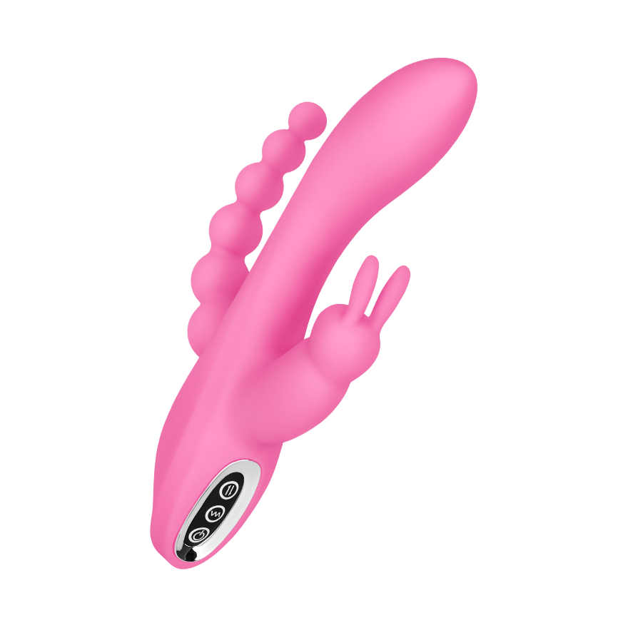 3 in 1 Rabbitvibrator, 21,5 cm