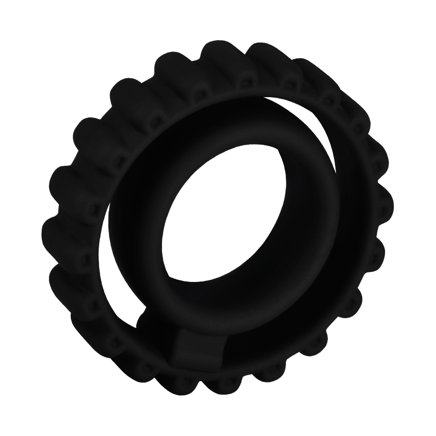 Hautfreundlicher Penis- und Hodenring, 2,6 - 7,6 cm