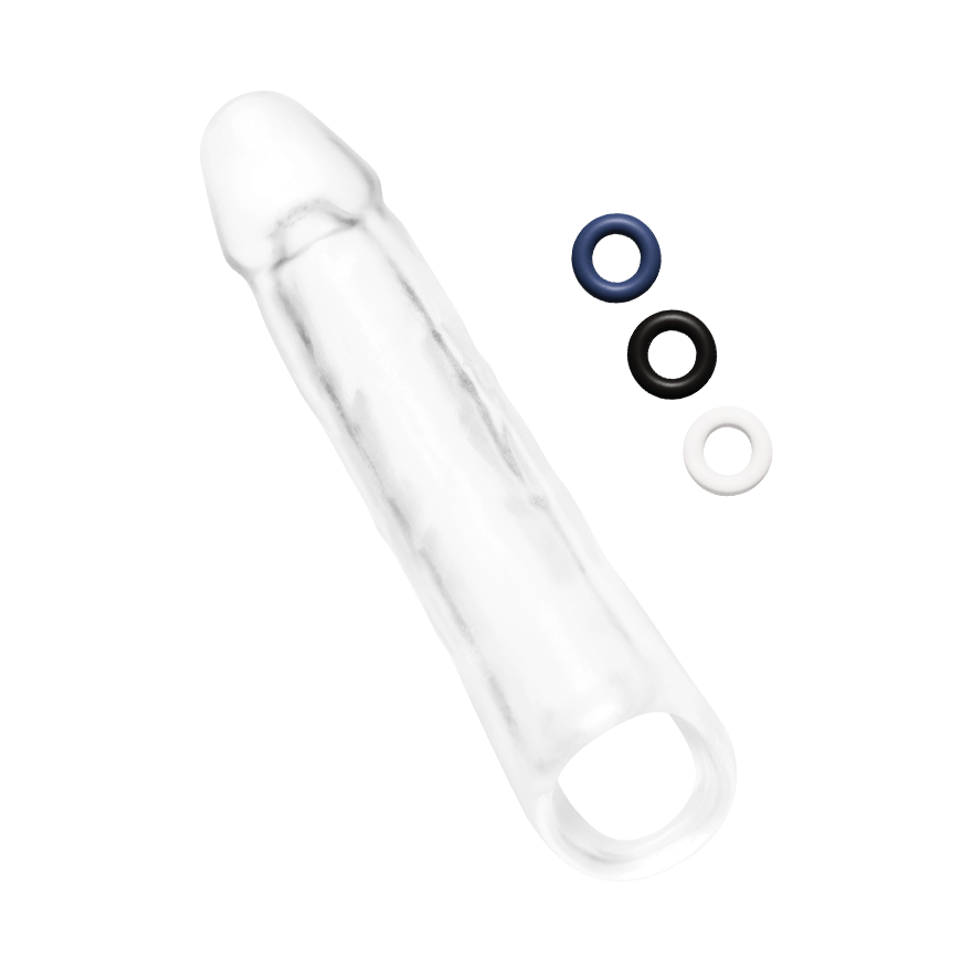 3" See-Thru Penis Extender, 23,9 cm