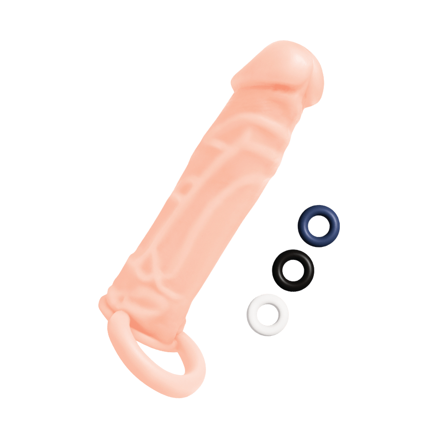 Realistic 1" Penis Extender, 15,2 cm