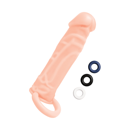 Realistic 1" Penis Extender, 15,2 cm Realistic 1" Penis Extender, 15,2 cm