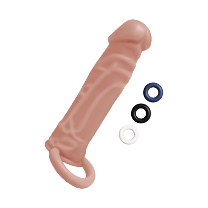 Realistic 1" Penis Extender, 15,2 cm Realistic 1" Penis Extender, 15,2 cm