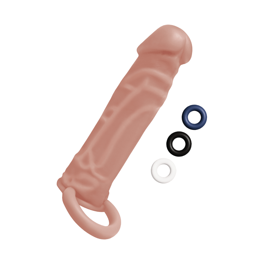 Realistic 1" Penis Extender, 15,2 cm