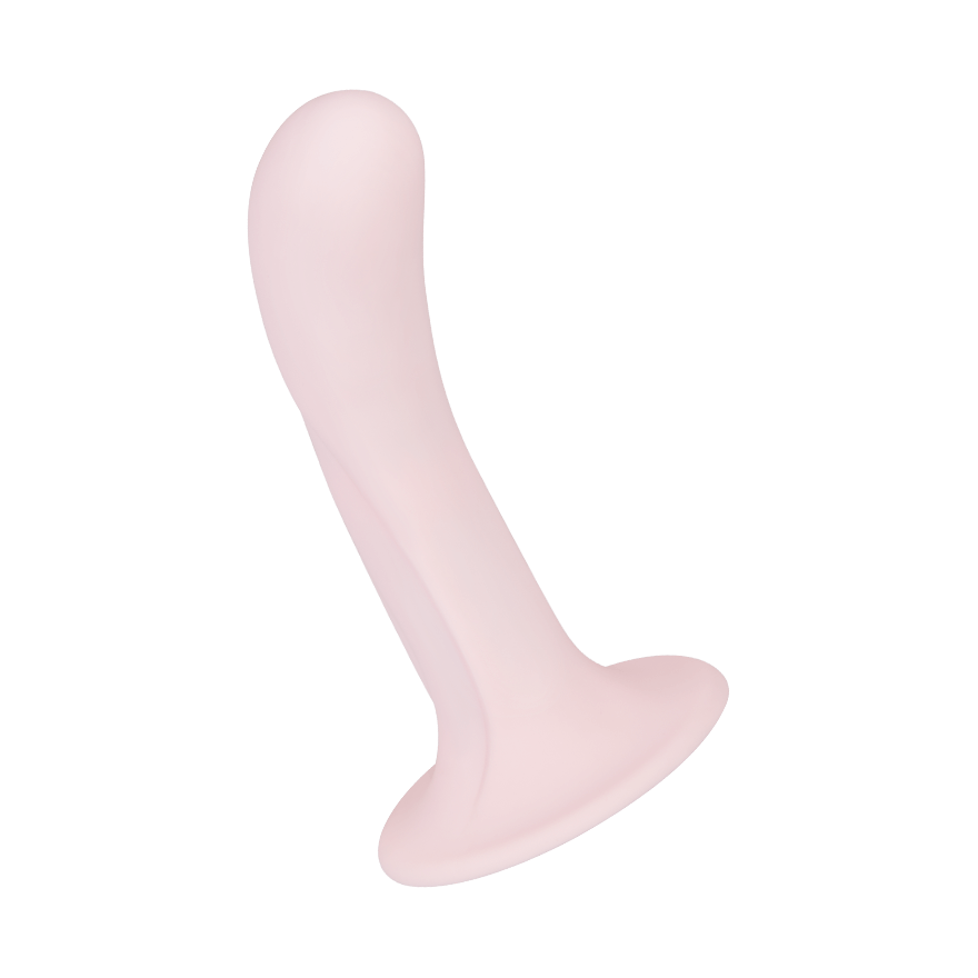 Gebogener G-Punkt-Vibrator aus Silikon, 17,5 cm